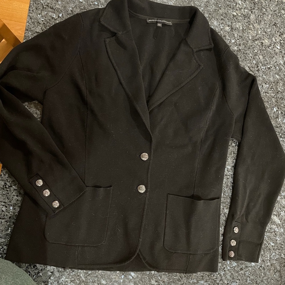 White house black market black sweater blazer.XL